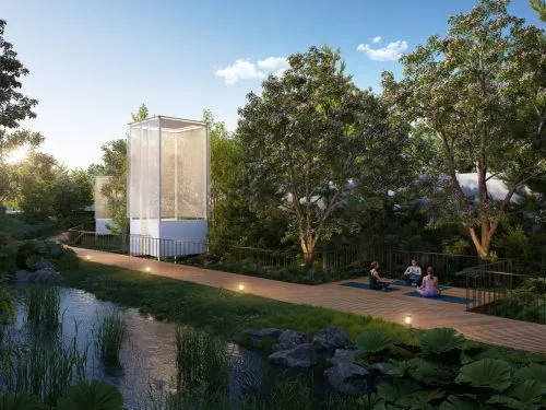 Natural Jogging Trail & Yoga Deck