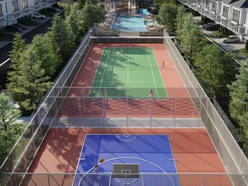 Basketball & Tennis Court