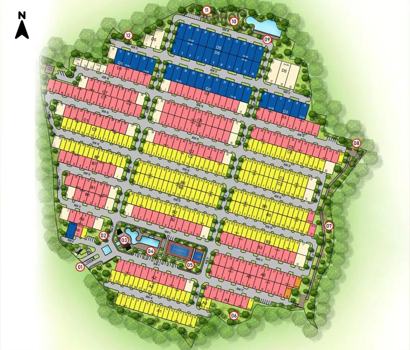 Pine Hill Residence Site Plan - Premium Layout