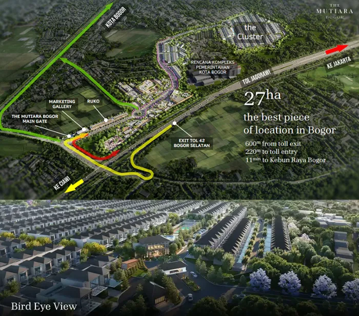 The Mutiara Bogor Strategic Location